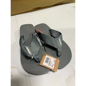 Havaianas Men's Unisex Urban Basic Flip Flops Steel Grey 9